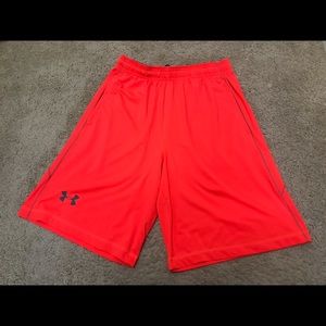 Underarmour mens neon orange short